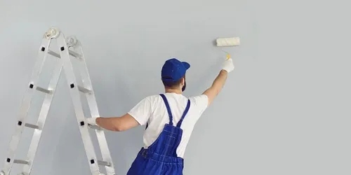 Moler kreči zid